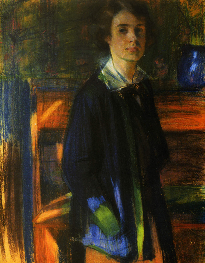 Alexander Murashko. Portrait of the artist L. M. Kovalevskaya