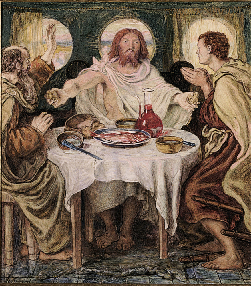 Ford Madox Brown. Supper at Emmaus