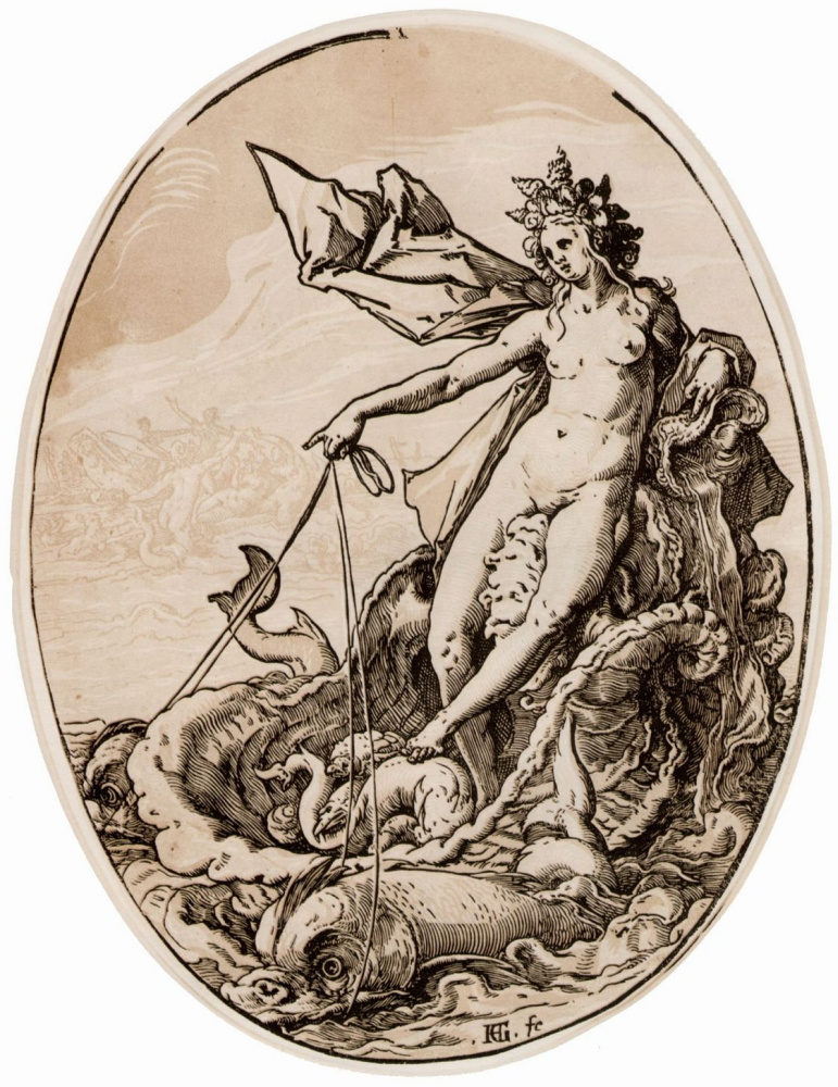 Hendrik Goltzius. A series of Ancient gods, Galatea