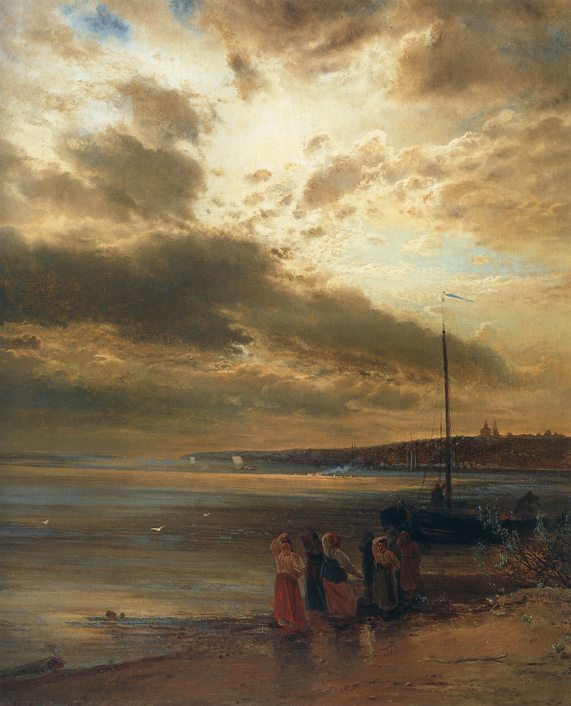 Alexey Savrasov. On The Volga