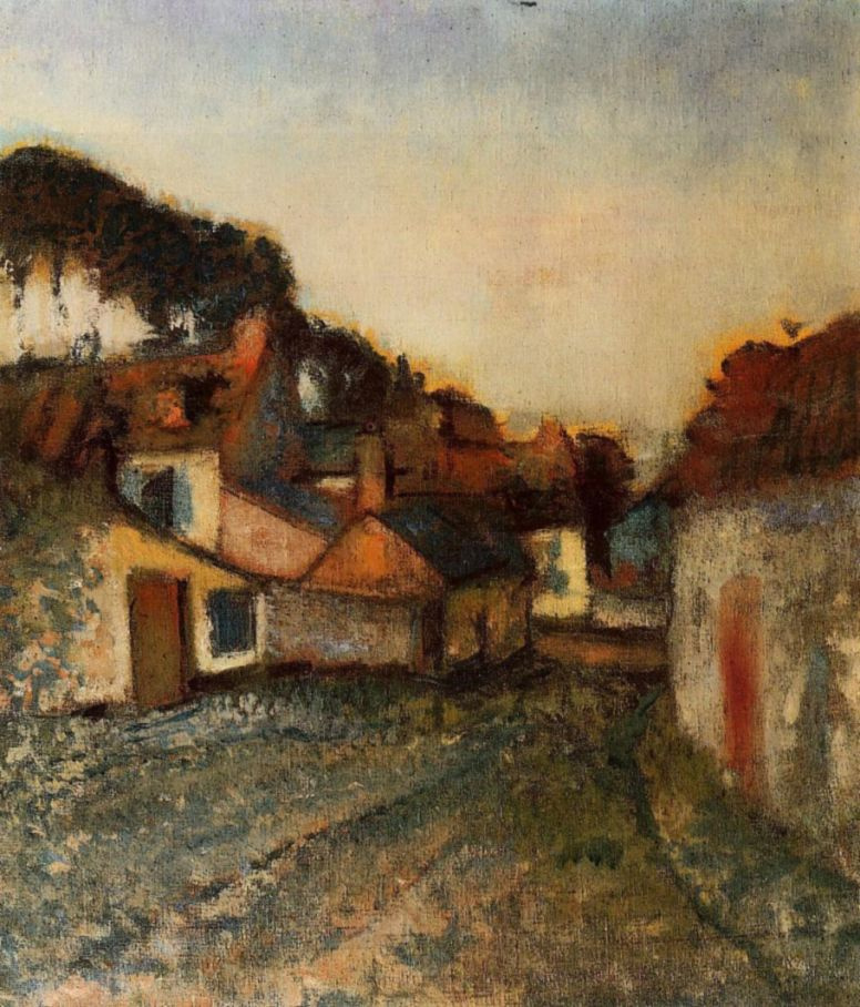 Edgar Degas. Village street