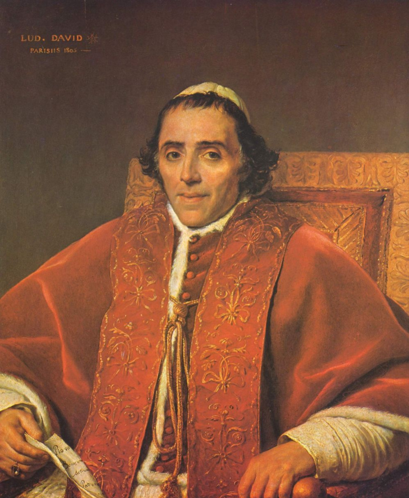 Жак-Луи Давид. Портрет папы Пия VII