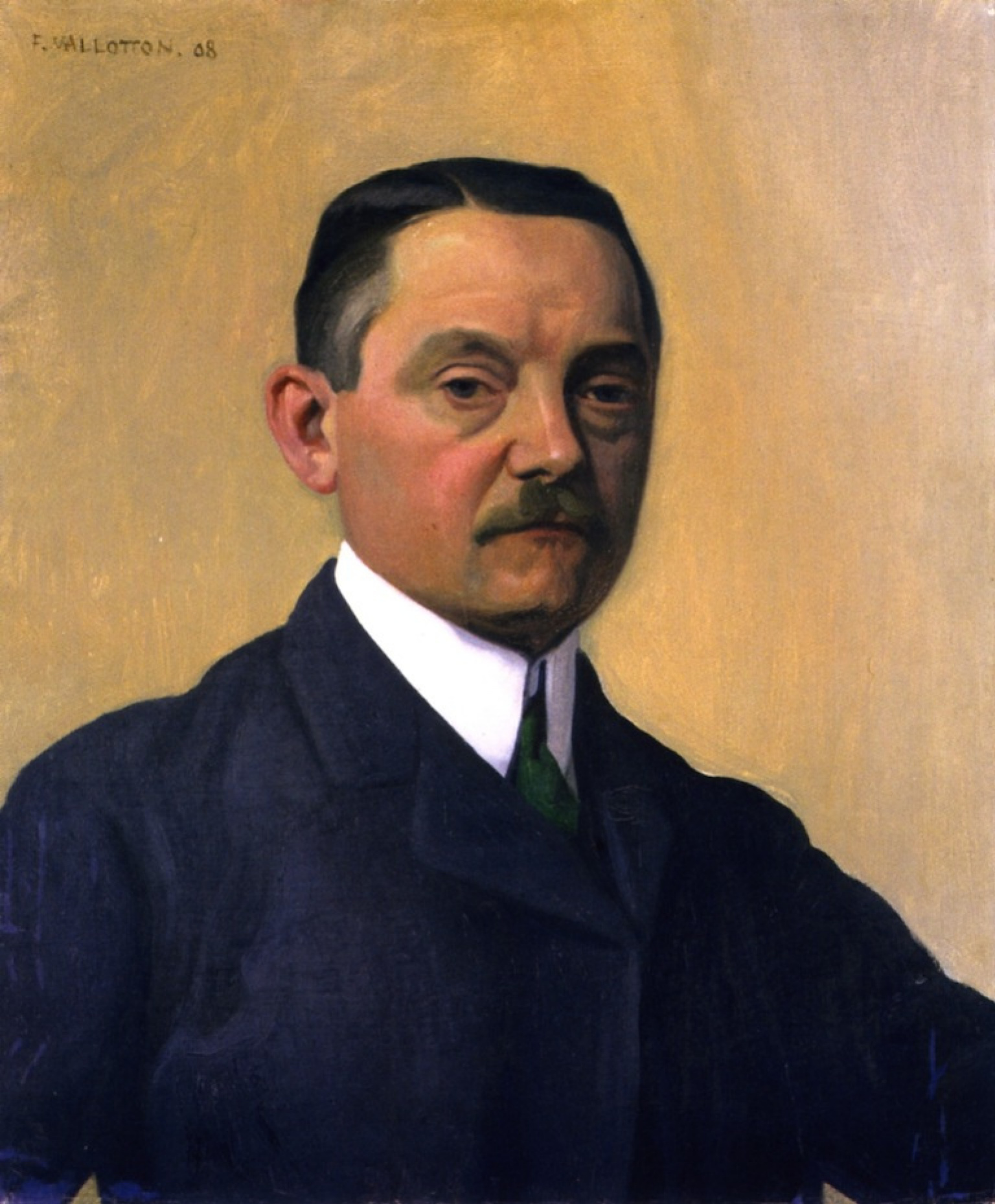 Self-portrait, 1908, 46×54 cm by Felix Vallotton: History 