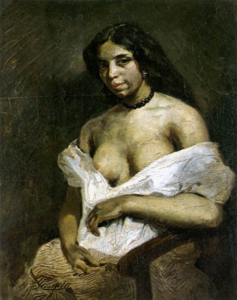 Eugene Delacroix. Aspasia