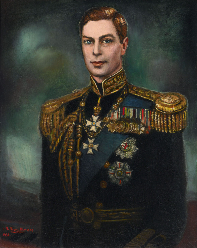 Federico Beltran Masses. Portrait of king George VI