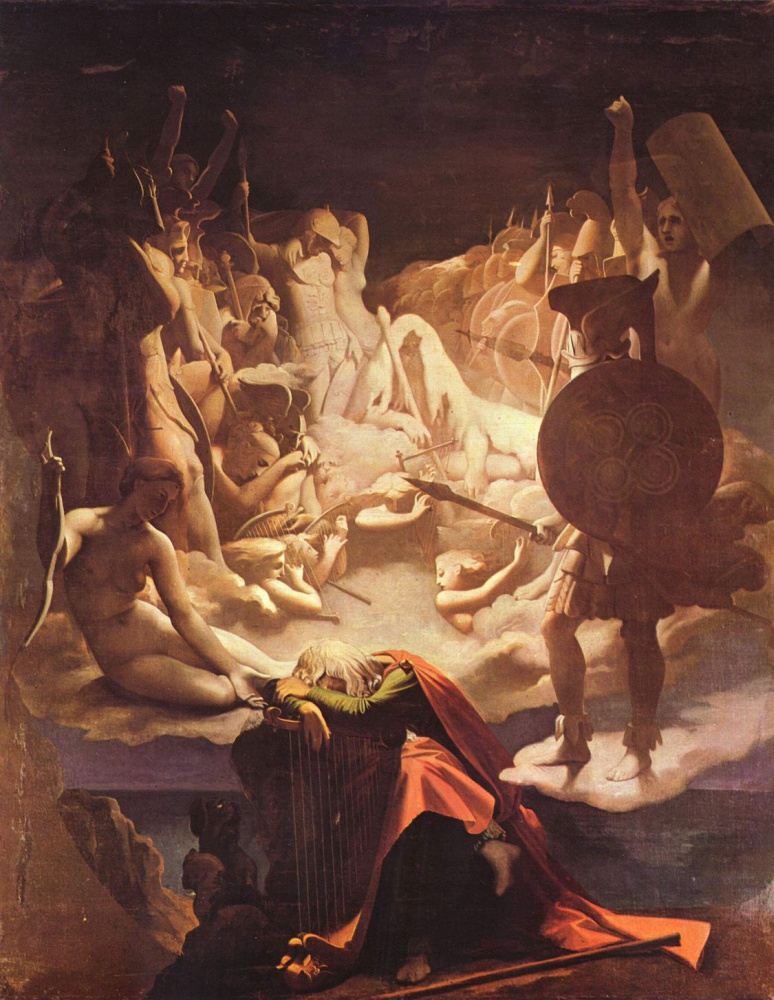 Jean Auguste Dominique Ingres. The Dream Of Ossian