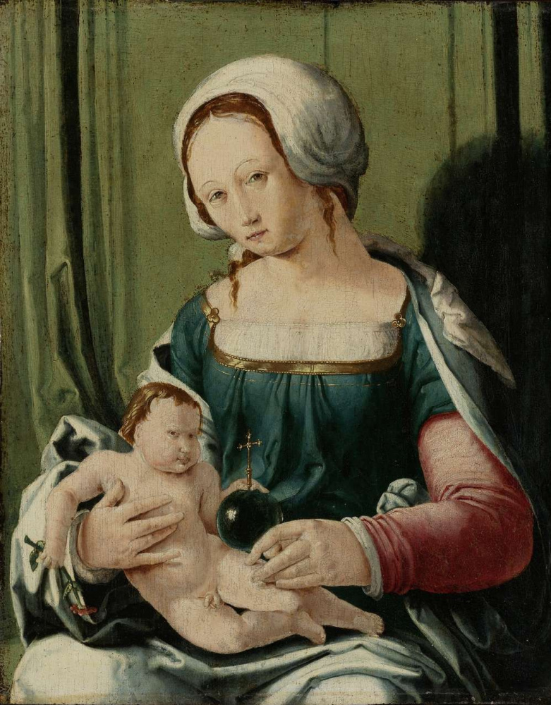 Lucas van Leiden (Luke of Leiden). Madonna y niño