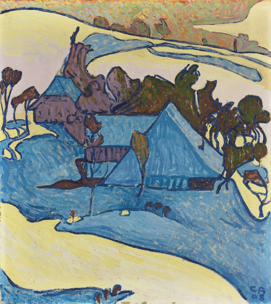 Cuno Amiet. Winter landscape