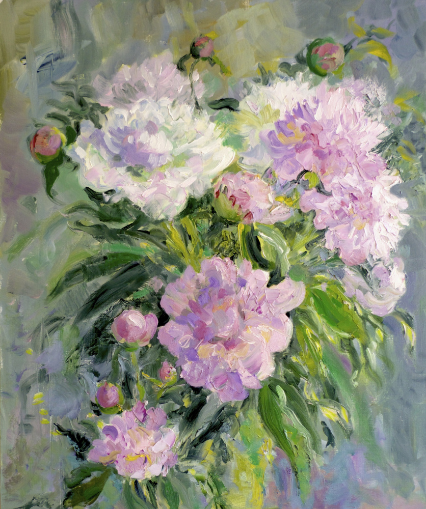 Алена Муратовская. Pink peonies