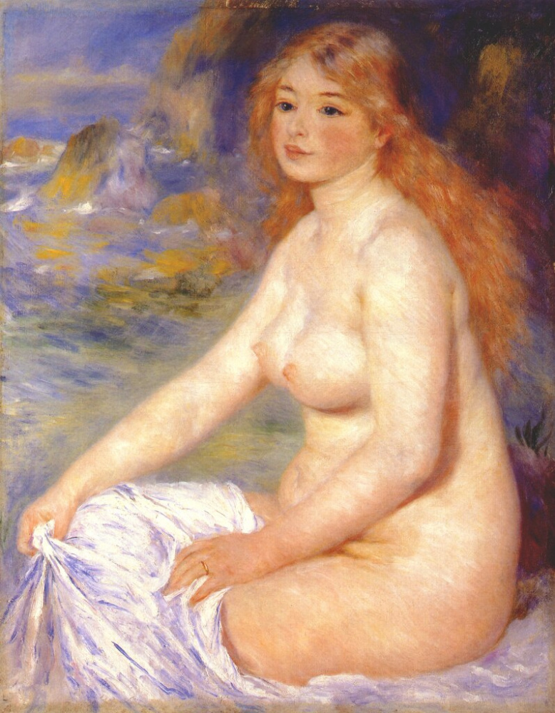 Pierre-Auguste Renoir. Blond bather