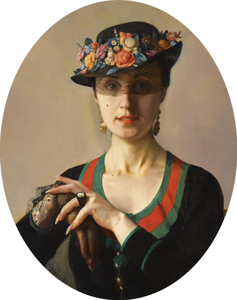 Konstantin Somov. Portrait of a lady