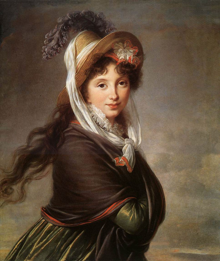 Elizabeth Vigee Le Brun. Portrait of a young woman