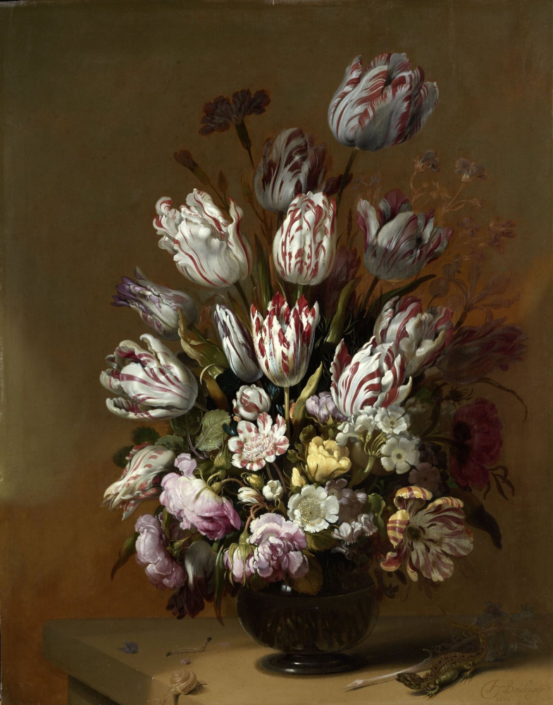 Hans Gillis Bolognaire. Floral still life