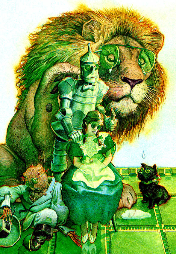 Charles Santor. Green lion