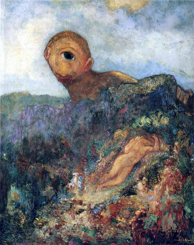 Odilon Redon. Cyclops