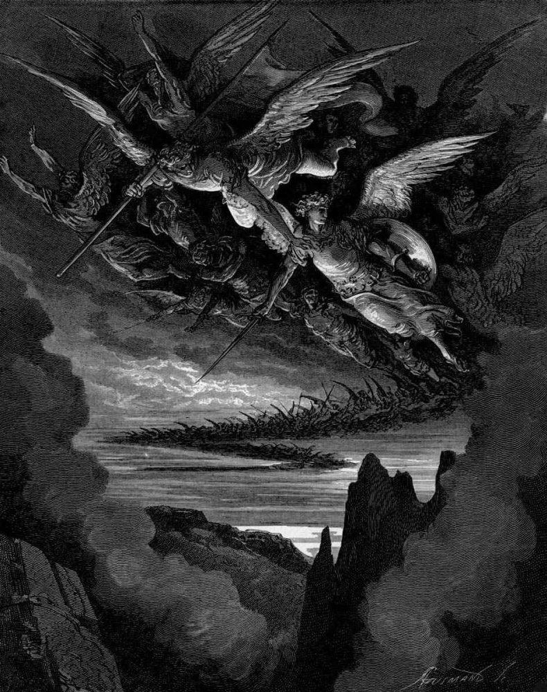 Paul Gustave Dore. Lost heaven