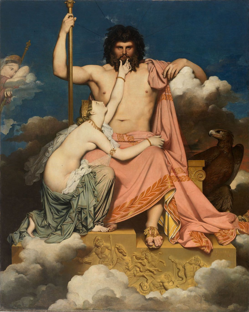 Jean Auguste Dominique Ingres. Jupiter and Thetis