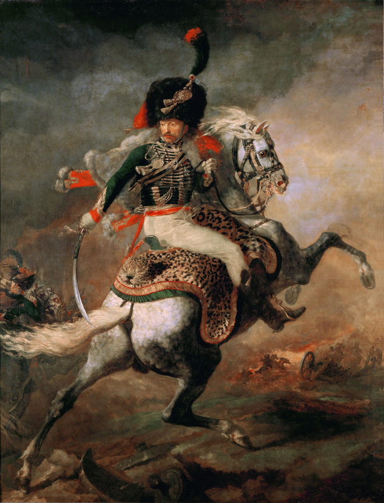 Théodore Géricault. The officer of the horse rangers of the Imperial Guard, going on the attack