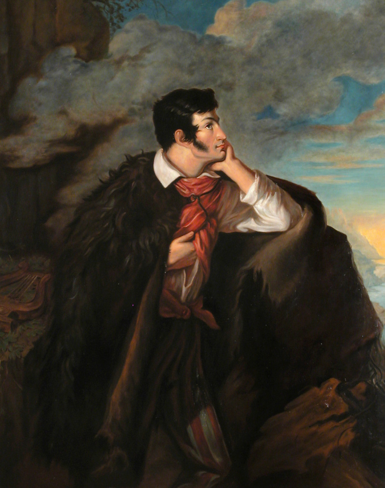 Valentine Mel'chiorovich Vankovich. Portrait of Adam Mickiewicz on the Ayu-Dag rock