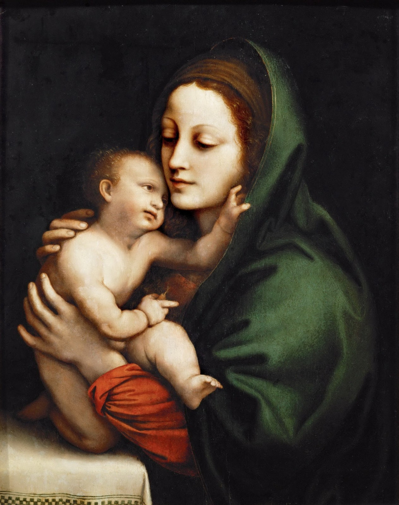 Bernardino Luini. The Madonna and child