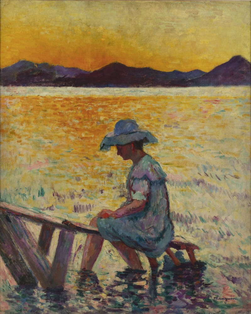 Henri Manguin. Saint-Tropez, sunset