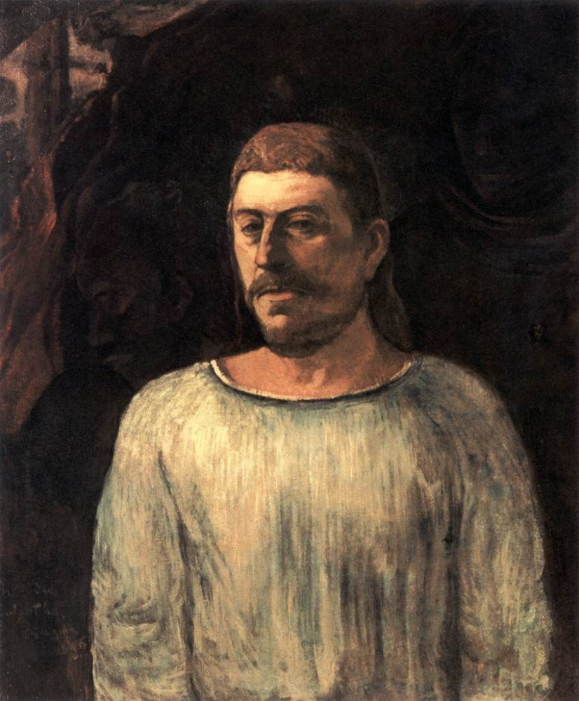 Paul Gauguin. Self-Portrait "At Calvary"