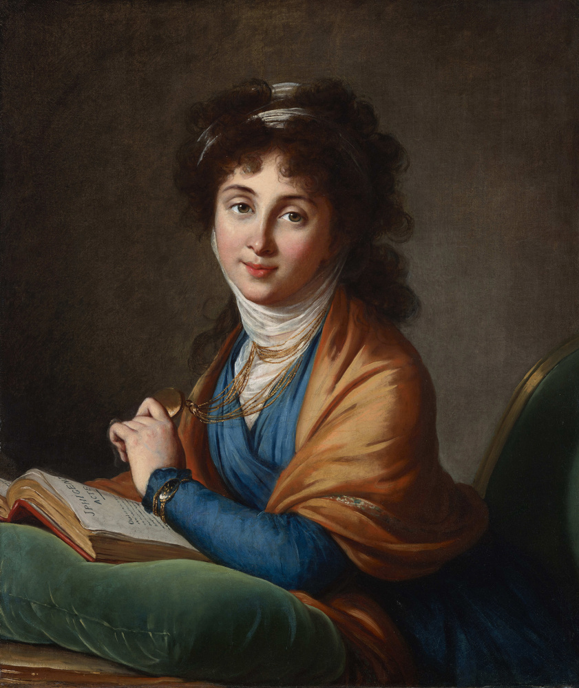 Elizabeth Vigee Le Brun. Portrait of Natalia Zykharovna Kolycheva, nee Khitrovo