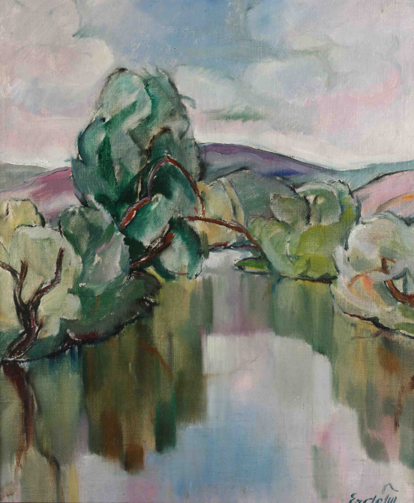 Adalbert Mikhailovich Erdeli. Over the Uzh (By the Lake)