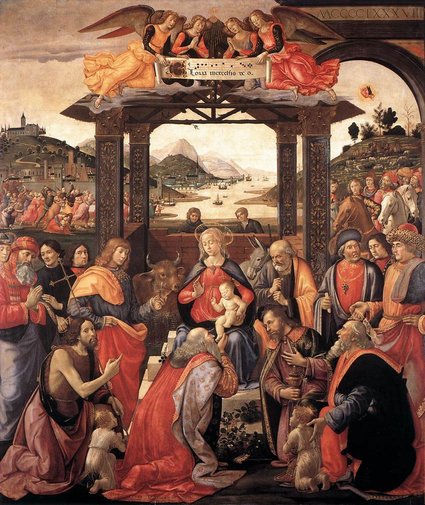 Domenico Girlandajo. The adoration of the Magi