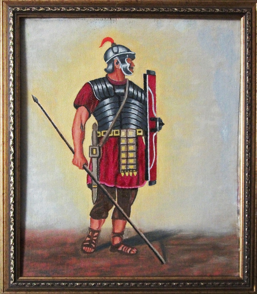 Victor Petrovich Burmin. Roman warrior