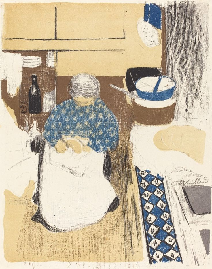 Jean Edouard Vuillard. La cocinera
