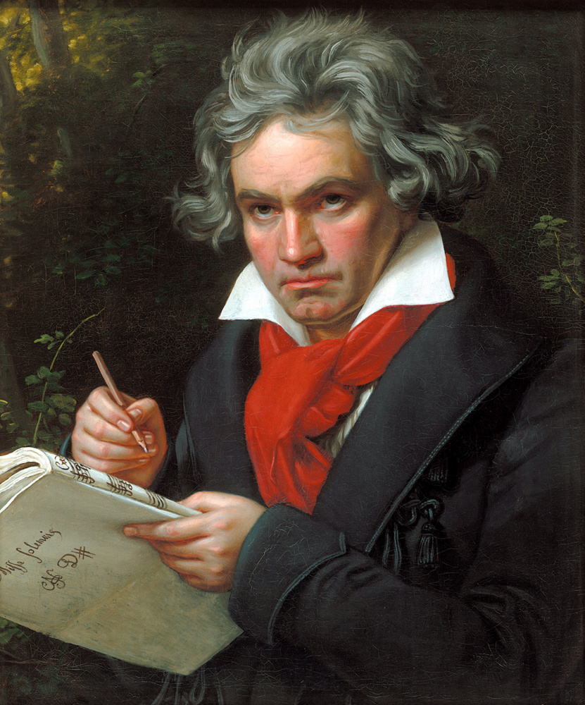 Josef Karl Styler. Portrait de Ludwig van Beethoven