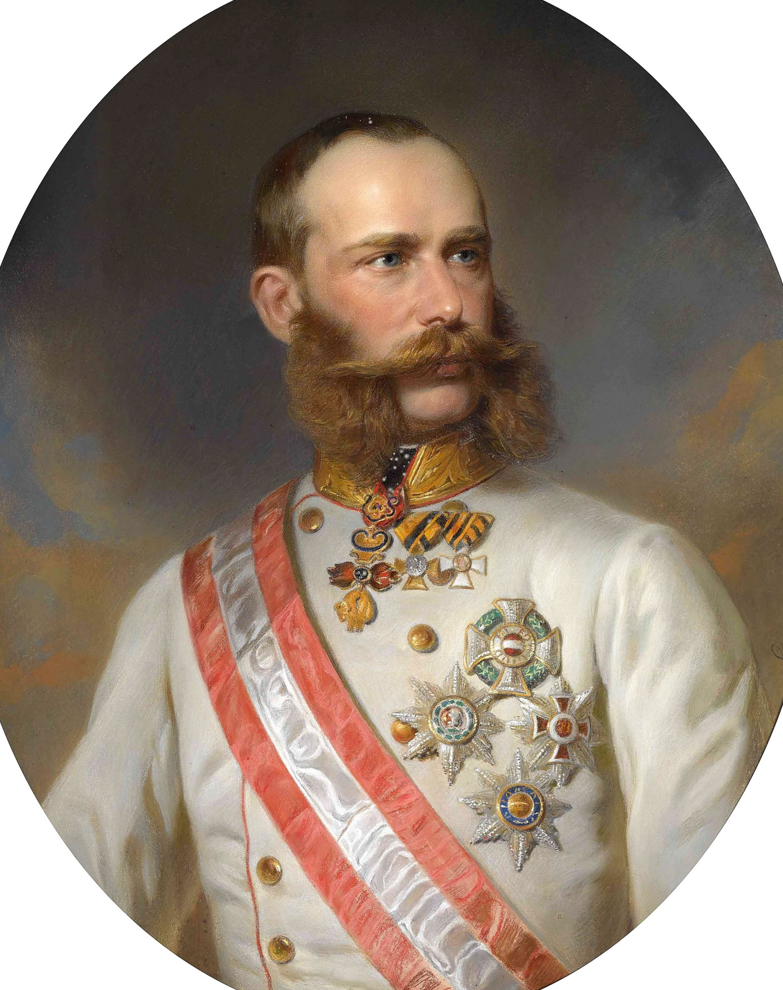 The Emperor Of Austria Franz Joseph I, 1869, 99×114 cm by Franz 