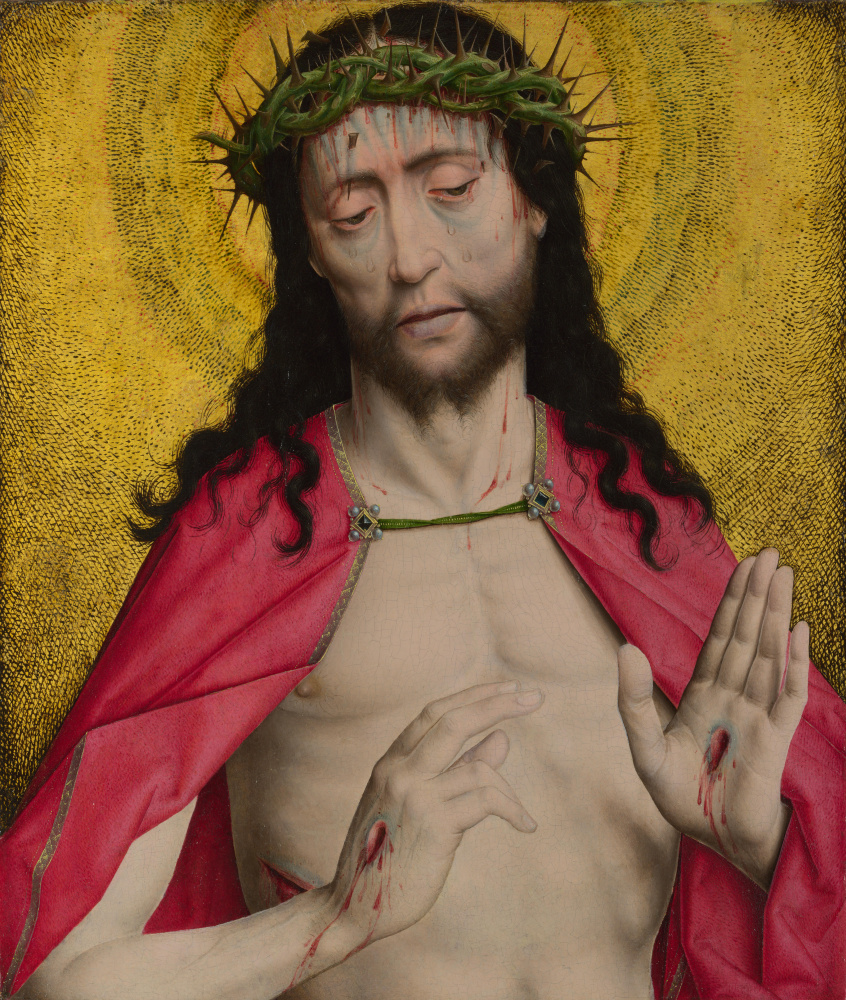Dirk Bouts. Christ in crown of thorns