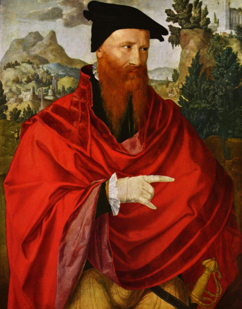 Jan van Skorel. Portrait of the Anabaptist David Joris