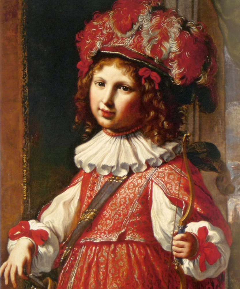 Elizabethta Sirani. Portrait de Vincenzo Ferdinando Ranuzzi à l'image de Cupidon
