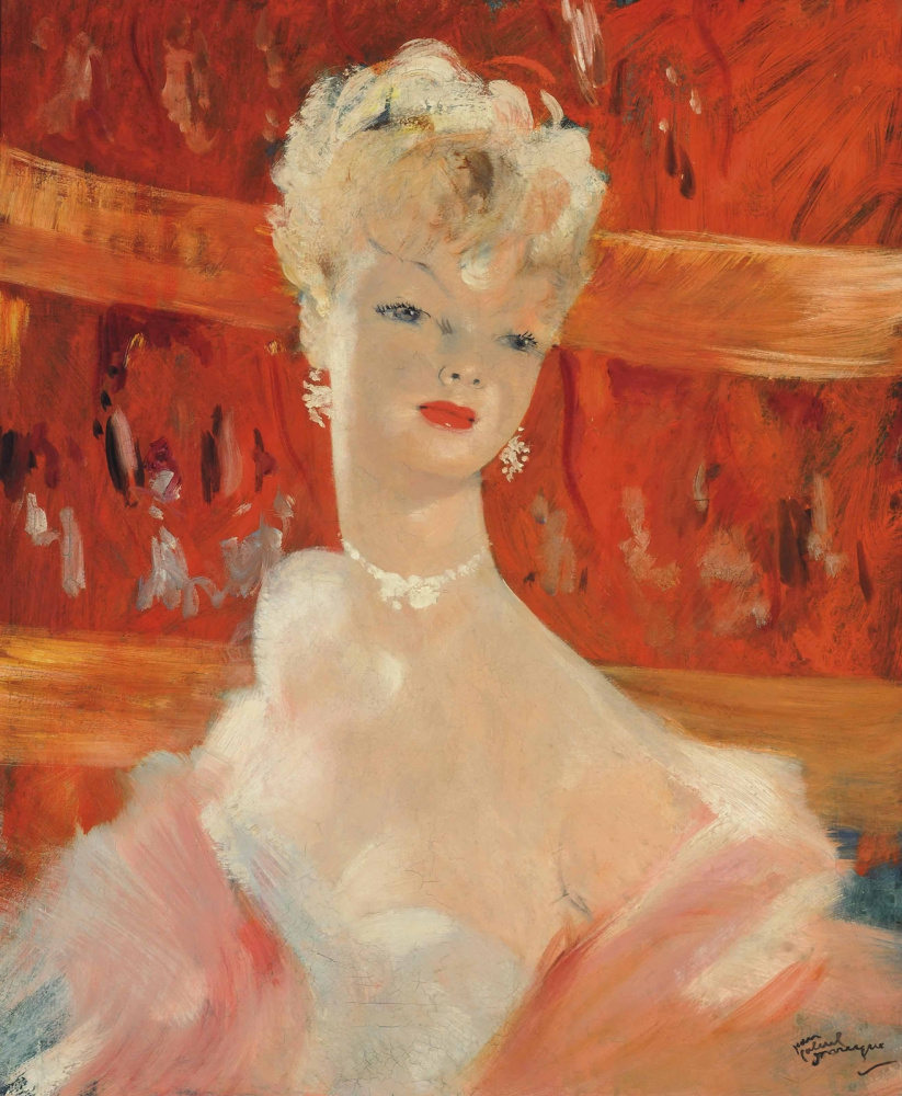 Jean-Gabriel Domergue. The blonde in the Paris casino.