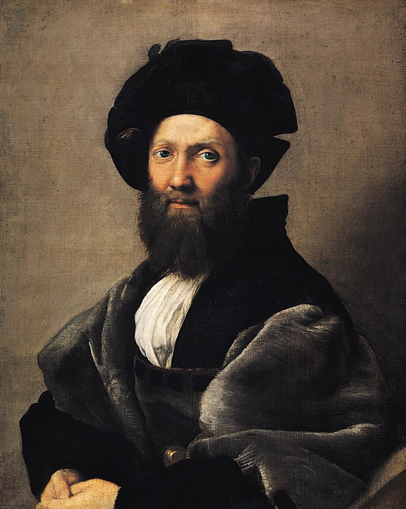 Raphael Santi. Portrait of count Baldassare Castiglione