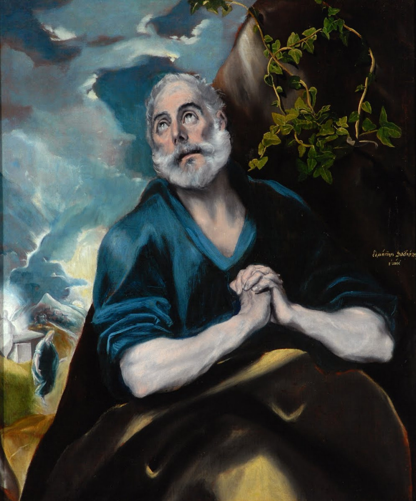 Domenico Theotokopoulos (El Greco). Tears of St. Peter