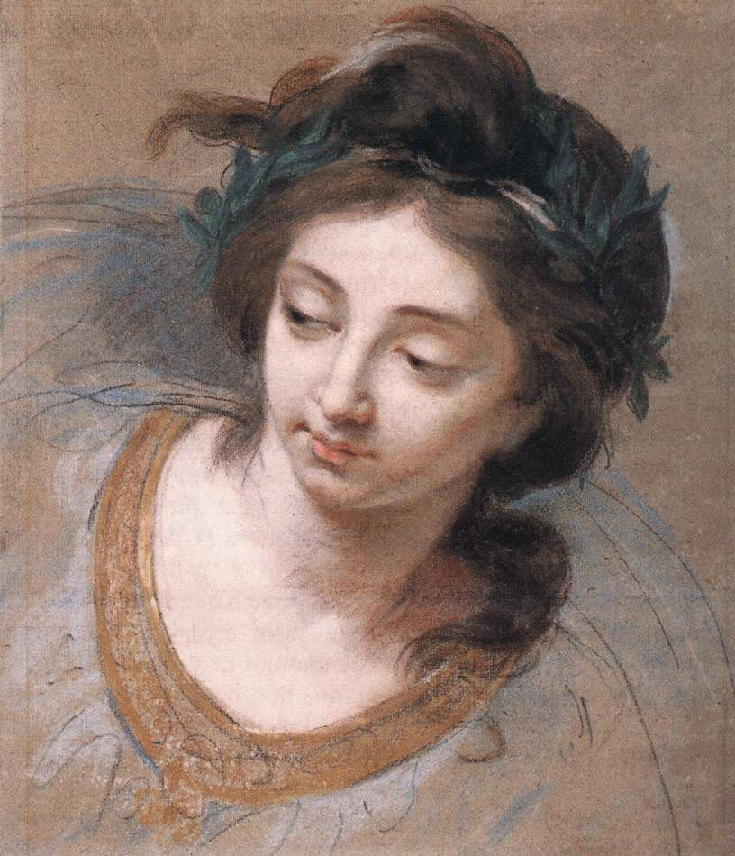 Elizabeth Vigee Le Brun. Head of a woman