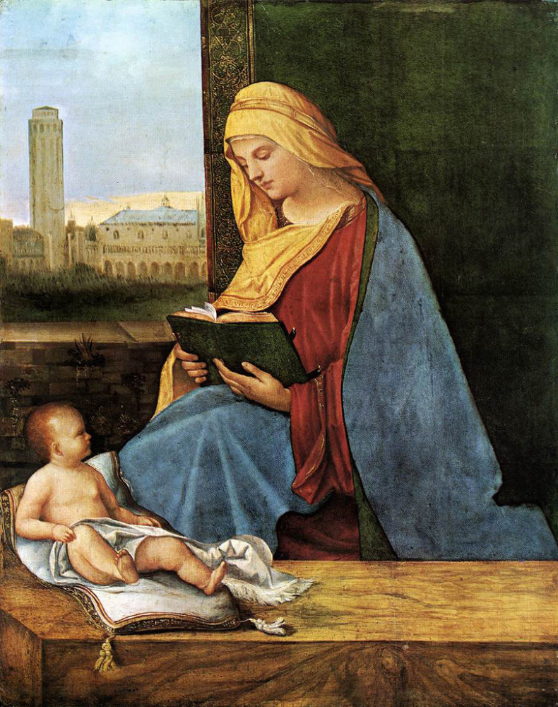 Giorgione. Madonna with a book