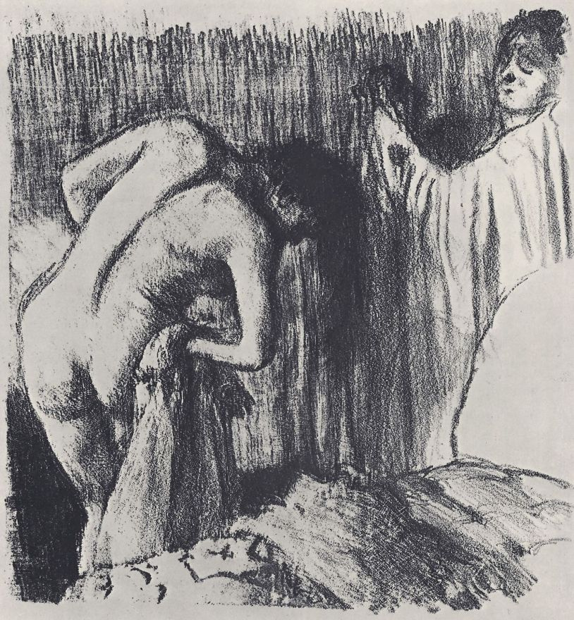 Edgar Degas. After the bath