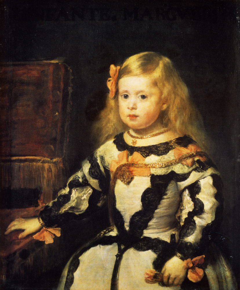 Diego Velazquez. Portrait of the Infanta Margarita