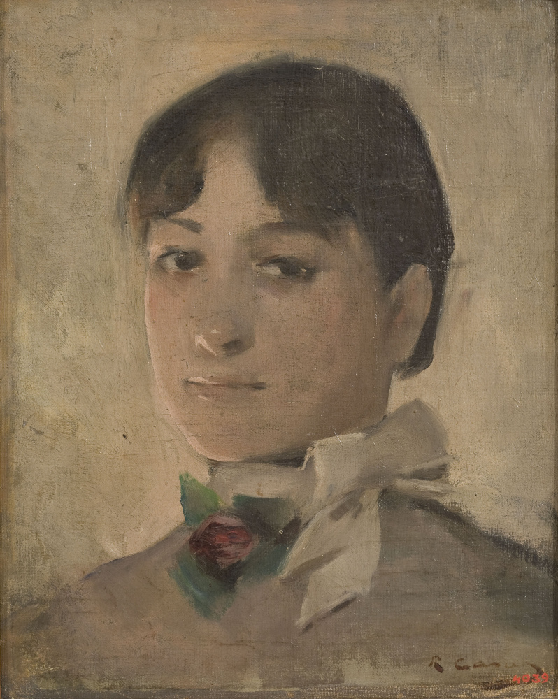 Ramon Casas i Carbó. Portrait of a young Parisian woman