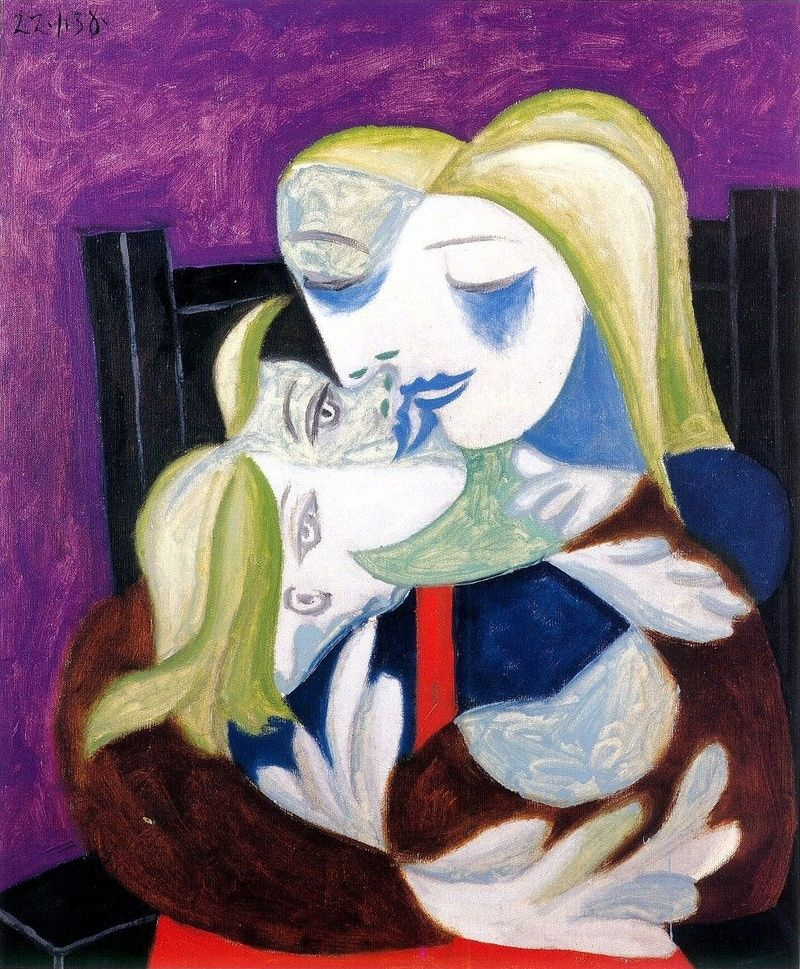 Pablo Picasso. Woman and child (Marie-Therese and Maya)