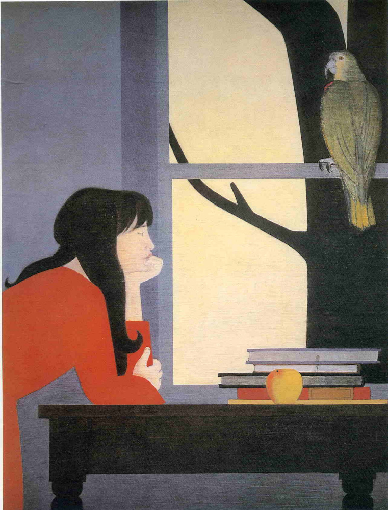 Will Barnet. The girl and the bird