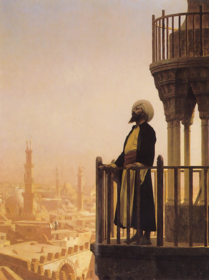 Jean-Leon Jerome. The call to prayer