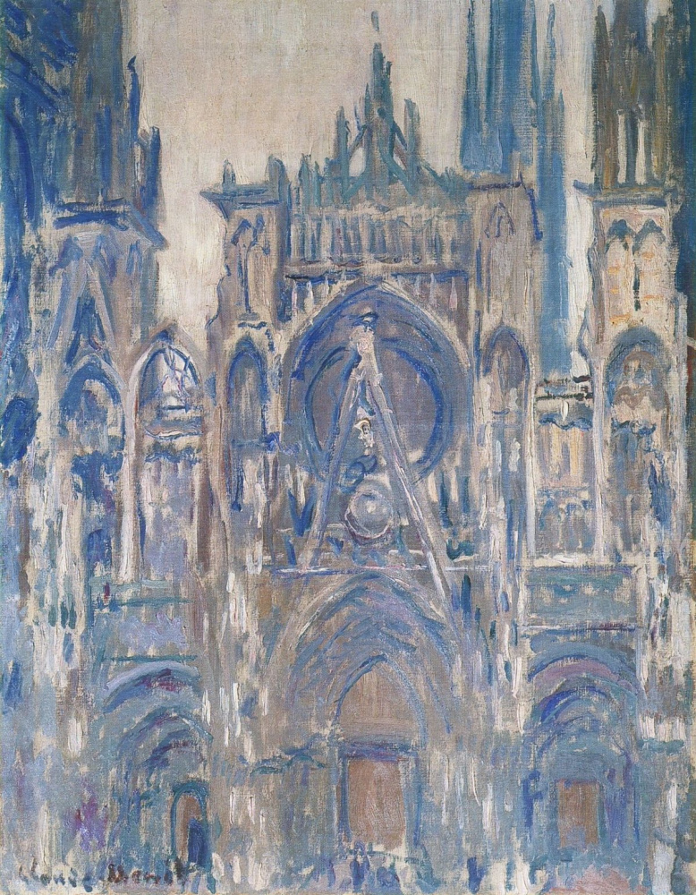 Claude Monet. La cathédrale de Rouen, le croquis de l'entrée principale