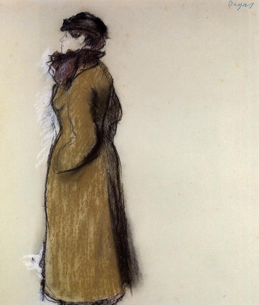 Edgar Degas. Portrait Of Helene Andre