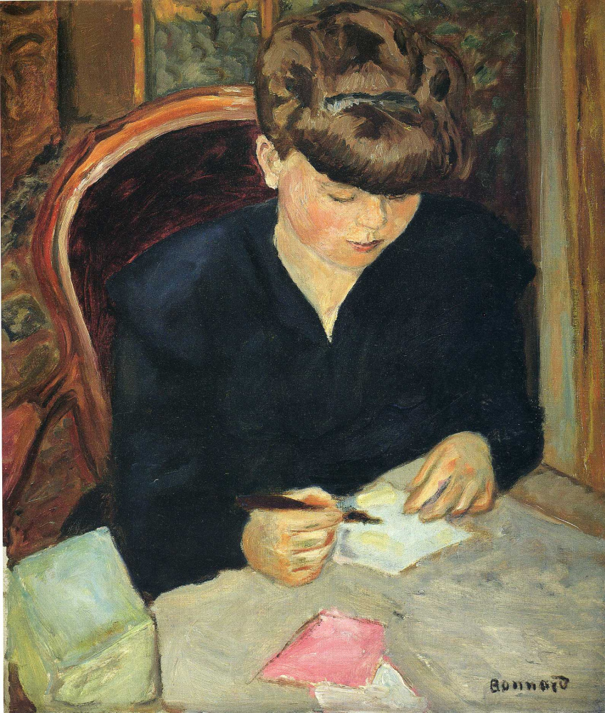 Pierre Bonnard. Letter
